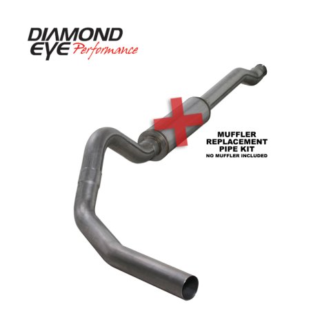 Diamond Eye KIT 4in Catback Single SS: 03-07 FORD 6.0L F250/F350 thumbnail 4