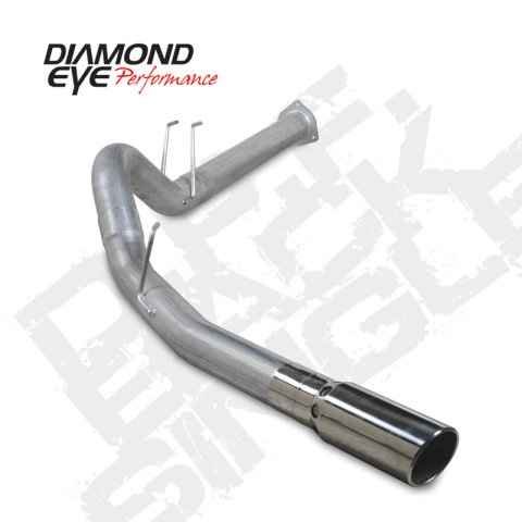 Diamond Eye KIT 4in DPF BACK Single SS: 2011 FORD 6.7L PWRSTROKE F250/F350 thumbnail 1
