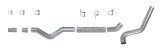 Diamond Eye KIT 5in Catback MFLR RPLCMENT PIPE Single AL: 2006-2007.5 CHEVY 6.6L 2500/3500 thumbnail 5