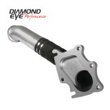 Diamond Eye TURBO-DIRECT 3in AL CHEVY LB7 DURAMAX 01-04 5 BTWN TURBO & F PIPE TRANS DIPSTICK MOD REQ thumbnail 1