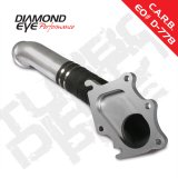 Diamond Eye TURBO-DIRECT 3in AL CHEVY LB7 DURAMAX 01-04 5 BTWN TURBO & F PIPE TRANS DIPSTICK MOD REQ thumbnail 2