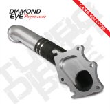 Diamond Eye TURBO-DIRECT 3in AL CHEVY LB7 DURAMAX 01-04 5 BTWN TURBO & F PIPE TRANS DIPSTICK MOD REQ thumbnail 4