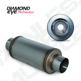 Diamond Eye MFLR 4inID SGL IN/SGL OUT 7inDIA X 14in BODY 20in LENGTH PERF SLOTTED ENDS 409 SS thumbnail 3