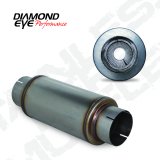 Diamond Eye MFLR 5inID SGL IN/SGL OUT 7inDIA X 14in BODY 20in LENGTH PERF SLOTTED ENDS 409 SS thumbnail 3