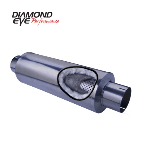 Diamond Eye MFLR 5inID SGL IN/SGL OUT 7inDIA X 24in BODY 30in LENGTH PERF SLOTTED ENDS 409 SS thumbnail 4