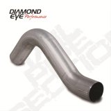 Diamond Eye Tail Pipe 4in 1ST SEC TURBO/CB SGL SS 7 3L F250/350 94-03 5 6 0L F250/350 03-07 thumbnail 1