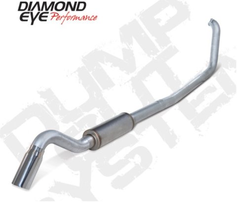 Diamond Eye KIT 4in Turbo Back SGL AL: TURN DOWN 00-03 FORD 7.3L F250/F350 thumbnail 1