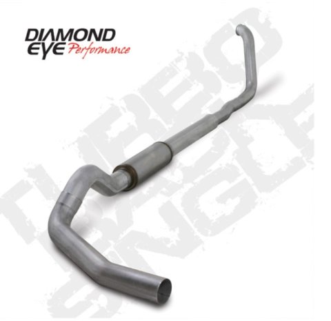Diamond Eye KIT 5in Turbo Back SGL AL: 00-03 FORD 7.3L F250/F350