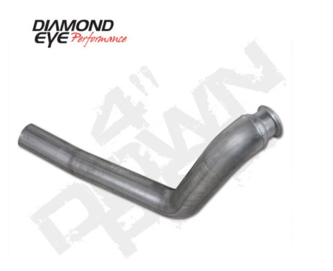 Diamond Eye 00-03 Ford 7.3L Diesel E-Series Van w/ Auto Trans/ Non-Catalyst 4in Aluminum Downpipe thumbnail 2
