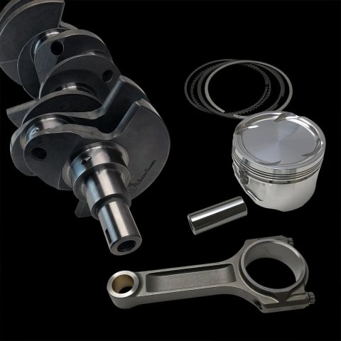 Brian Crower Nissan VR38DETT Stroker Kit-94.4mm Stroke Billet Crank/6.496in Rods/Pistons Unbalanced thumbnail 3