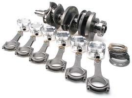 Brian Crower Nissan VQ35HR Stroker Kit 86.4mm Billet Crank Sportsman Rods 5.974in Unbalanced Pistons