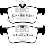 EBC 16-18 Honda Civic Yellowstuff Rear Brake Pads thumbnail 4