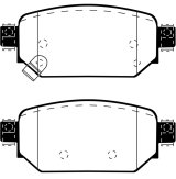 EBC 2017+ Mazda 3 2.0L Greenstuff Rear Brake Pads thumbnail 4