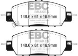 EBC 2016+ Honda Accord LX Sedan 2.4L Redstuff Front Brake Pads thumbnail 4