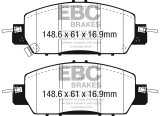 EBC 2016+ Honda Accord LX Sedan 2.4L Redstuff Front Brake Pads thumbnail 5