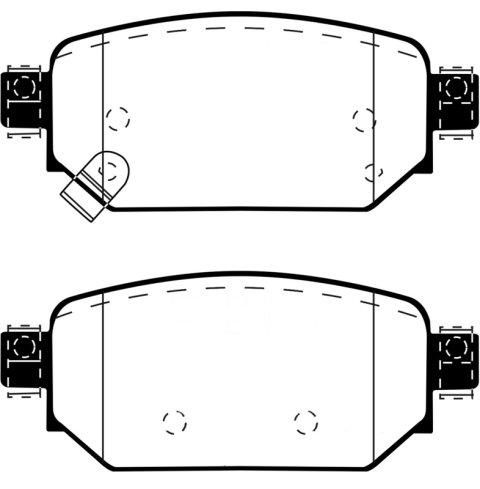 EBC 2017+ Mazda 3 2.0L Redstuff Rear Brake Pads thumbnail 5
