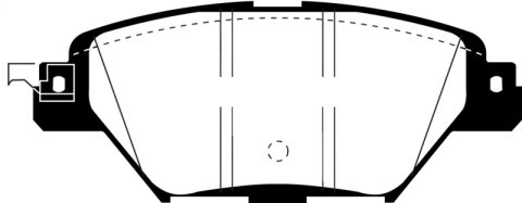 EBC 2016+ Mazda CX-9 2.5L Turbo Redstuff Rear Brake Pads thumbnail 3