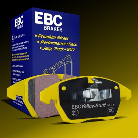 EBC 2017+ Audi A4 2.0L Turbo (B9) Yellowstuff Front Brake Pads thumbnail 7