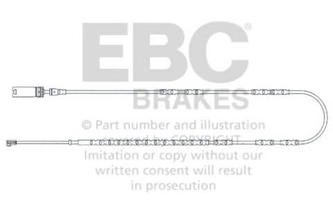 EBC 2010-2013 BMW 128 3.0L Rear Wear Leads thumbnail 2