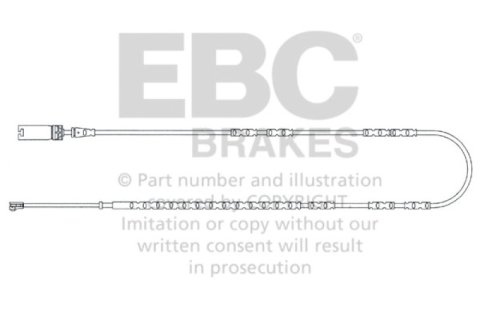 EBC 2010-2013 BMW 128 3.0L Rear Wear Leads thumbnail 3