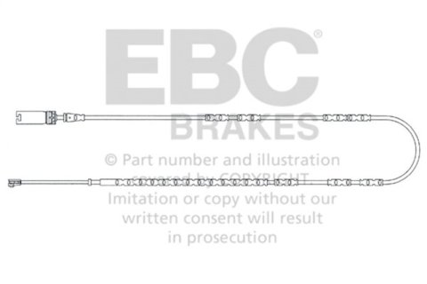 EBC 2010-2013 BMW 128 3.0L Rear Wear Leads thumbnail 4