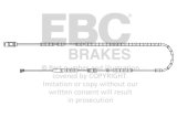 EBC 2010-2016 BMW Z4 3.0L (E89) Rear Wear Leads thumbnail 3