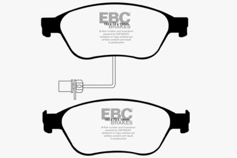 EBC 2003-2006 Volkswagen Phaeton 4.2L Ultimax2 Front Brake Pads thumbnail 4