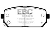 EBC 2007-2010 Kia Rondo 2.4L Ultimax2 Rear Brake Pads thumbnail 5
