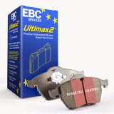 EBC 2013+ Lincoln MKZ 2.0L Hybrid Ultimax2 Rear Brake Pads thumbnail 7