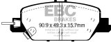 EBC 2017+ Honda CR-V 1.5L Turbo Ultimax2 Rear Brake Pads thumbnail 3