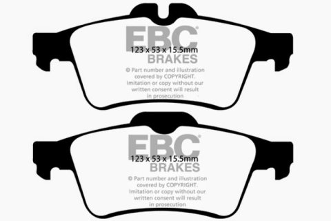 EBC 13-16 Ford Escape 1.6L/2.0T (Incl 4WD) Greenstuff Rear Brake Pads thumbnail 2