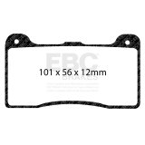 EBC Bluestuff NDX Formula Racing Brake Pads thumbnail 9