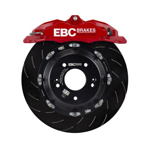 EBC Racing 05-11 Ford Focus ST (Mk2) Front Left Apollo-4 Red Caliper thumbnail 8