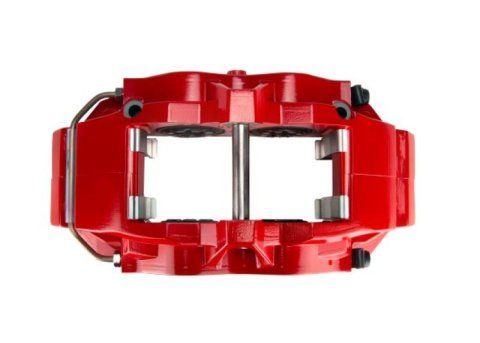EBC Racing 05-11 Ford Focus ST (Mk2) Front Right Apollo-4 Red Caliper thumbnail 6