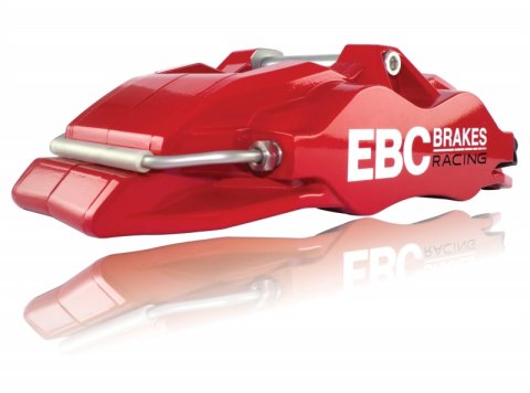 EBC Racing 05-11 Ford Focus ST (Mk2) Front Right Apollo-4 Red Caliper thumbnail 9