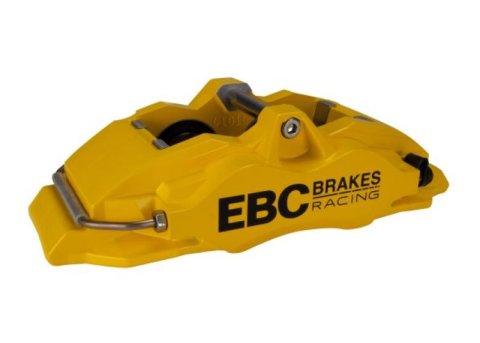 EBC Racing 05-11 Ford Focus ST (Mk2) Front Left Apollo-4 Yellow Caliper thumbnail 2