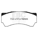 EBC Racing 04-05 Mitsubishi Lancer Evo 8 RP-1 Race Front Brake Pads thumbnail 2