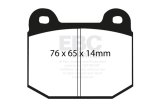 EBC Racing 97-99 Mitsubishi Lancer Evo 5 RP-1 Race Rear Brake Pads thumbnail 4