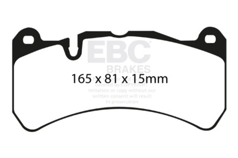 EBC Racing 2017+ Subaru WRX STI RP-1 Race Front Brake Pads thumbnail 4