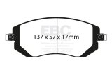 EBC Racing 2016+ Toyota 86/GR86 RP-1 Race Front Brake Pads thumbnail 4