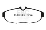 EBC Racing 05-10 Ford Mustang (5th Gen) RP-1 Race Rear Brake Pads thumbnail 3