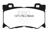 EBC Racing 09-12 Nissan 370Z RP-1 Race Front Brake Pads thumbnail 4