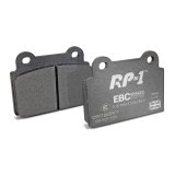 EBC Racing 08-16 Mitsubishi Lancer Evo X RP-1 Race Rear Brake Pads thumbnail 1