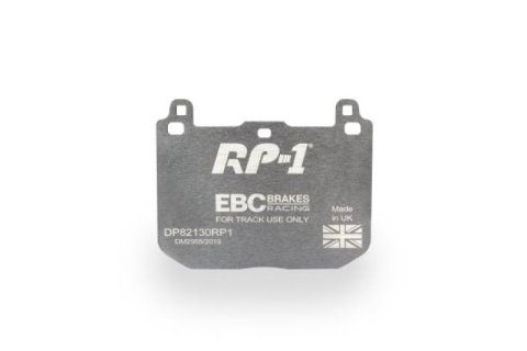 EBC Racing 08-12 Porsche 911 (997) (Cast Iron Disc Only) RP-1 Race Front Brake Pads thumbnail 1