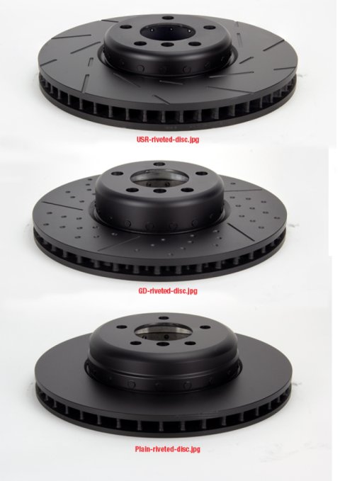 EBC 12-13 BMW 528i Performance (F10) USR Blackdash Sport Slotted Front Rotors thumbnail 7