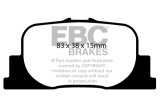 EBC 00-01 Lexus ES300 3.0 Greenstuff Rear Brake Pads thumbnail 2