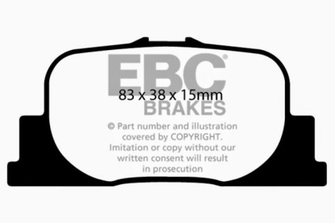 EBC 00-01 Lexus ES300 3.0 Redstuff Rear Brake Pads thumbnail 4