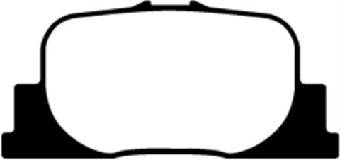 EBC 00-01 Lexus ES300 3.0 Redstuff Rear Brake Pads thumbnail 6