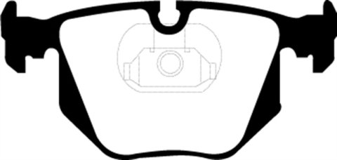 EBC 00-06 BMW X5 3.0 Greenstuff Rear Brake Pads thumbnail 5