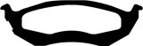 EBC 01-02 Chrysler Prowler 3.5 Greenstuff Rear Brake Pads thumbnail 5